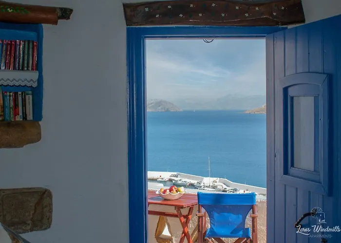 Leros Windmills Panteli